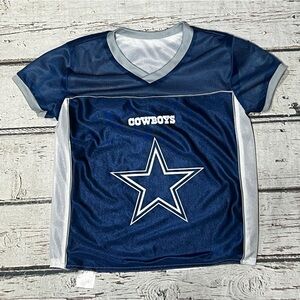 Dallas Cowboys Flag Football NFL Reversible Sports Boys Kids Youth Jersey